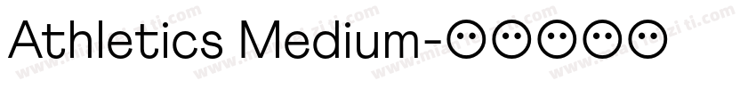 Athletics Medium字体转换